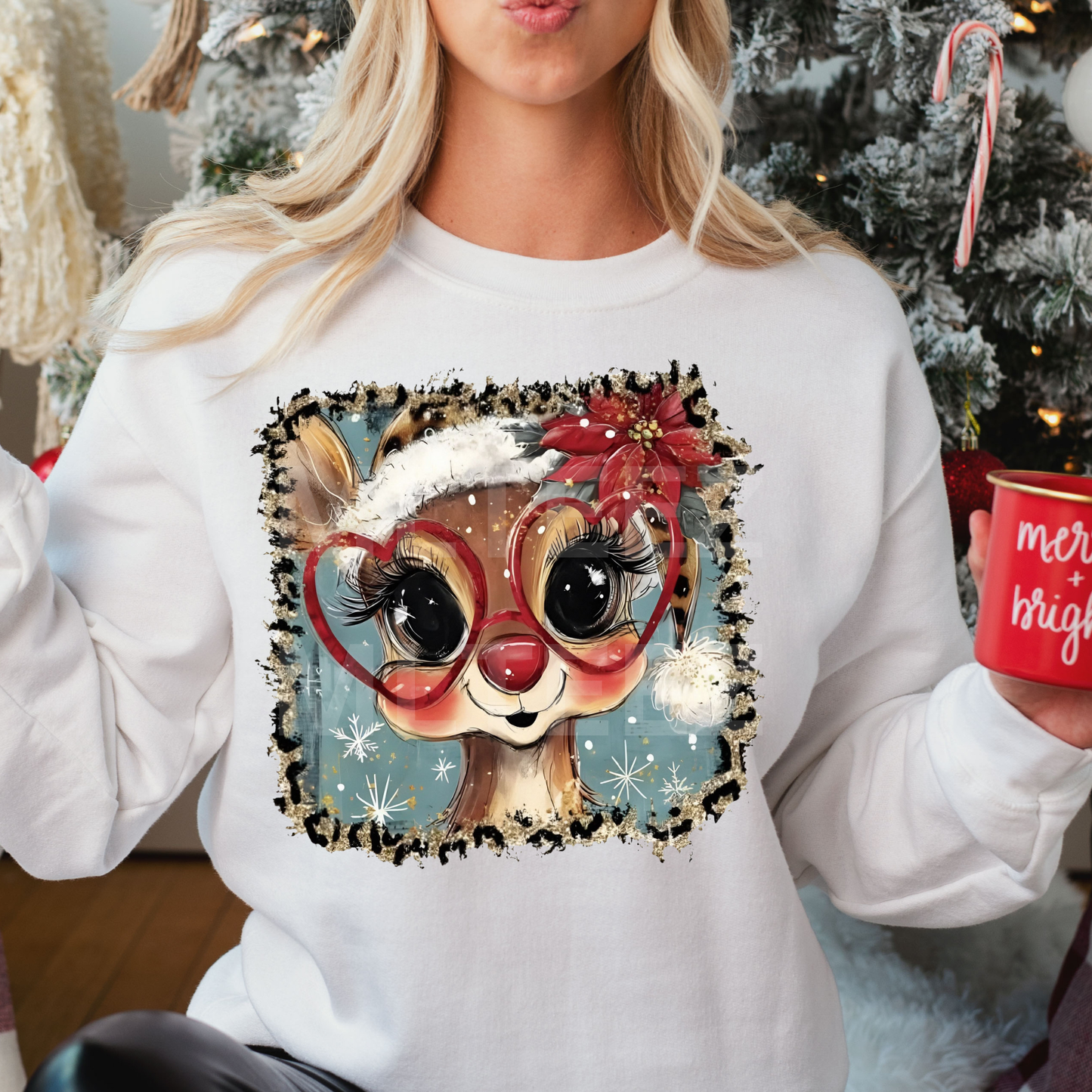 Christmas Reindeer (9) DTF Direct to Film