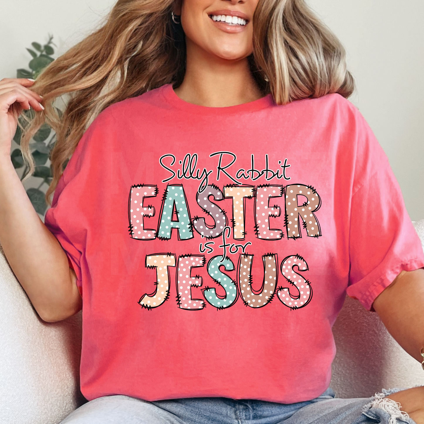 Silly Rabbit Easter Is For Jesus (3) DTF Direct To Film