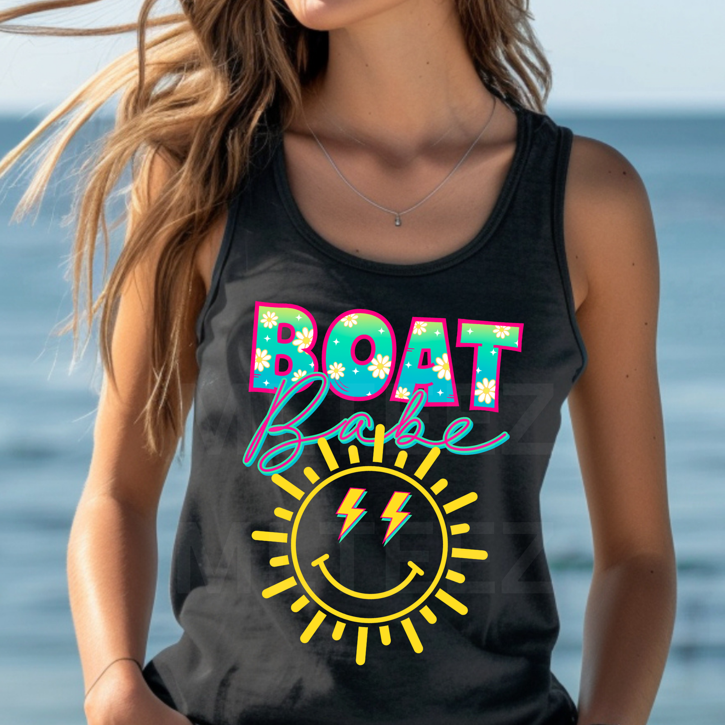 Boat Babe (1) DTF Direct To Film