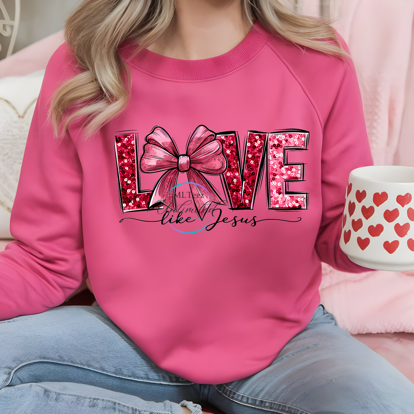 Love Like Jesus (Valentine's Day) (4) DTF Direct To Film