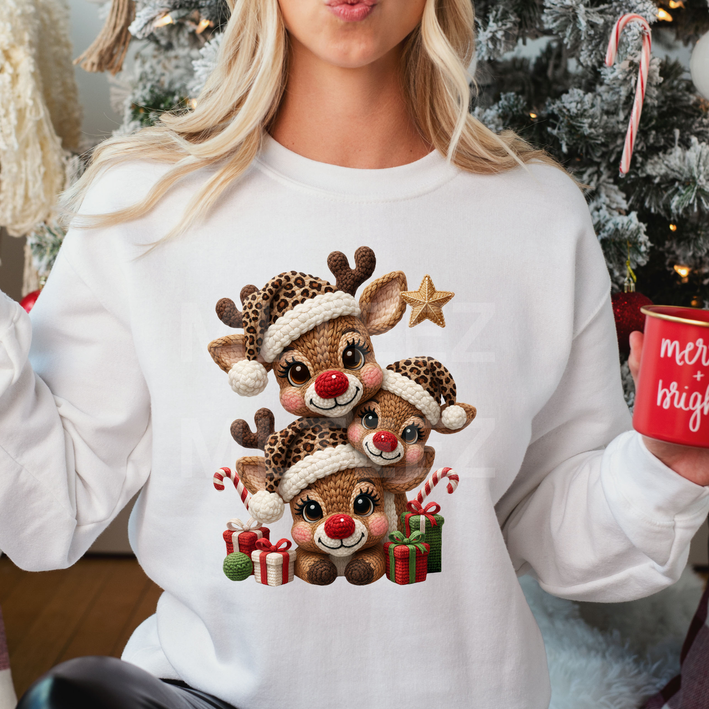 Christmas Reindeer (7) DTF Direct to Film