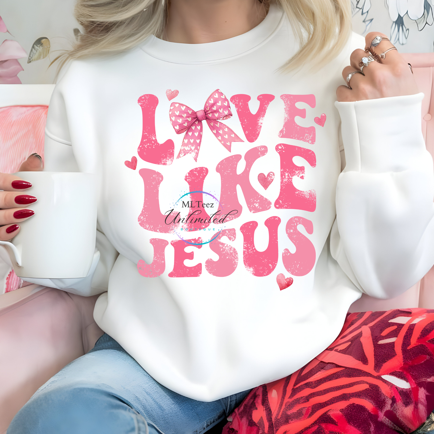 Love Like Jesus (Valentine's Day) (6) DTF Direct To Film