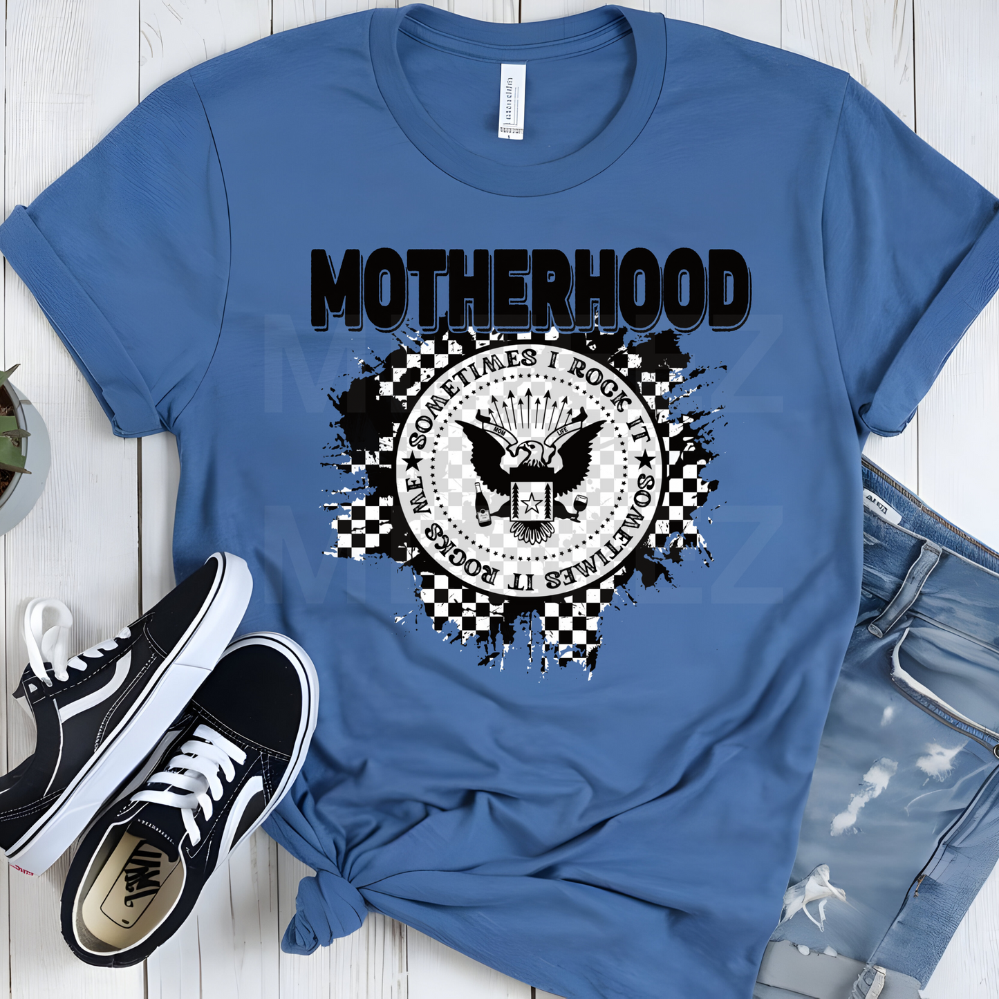 Motherhood Sometimes I Rock It .. (2) DTF Direct To Film