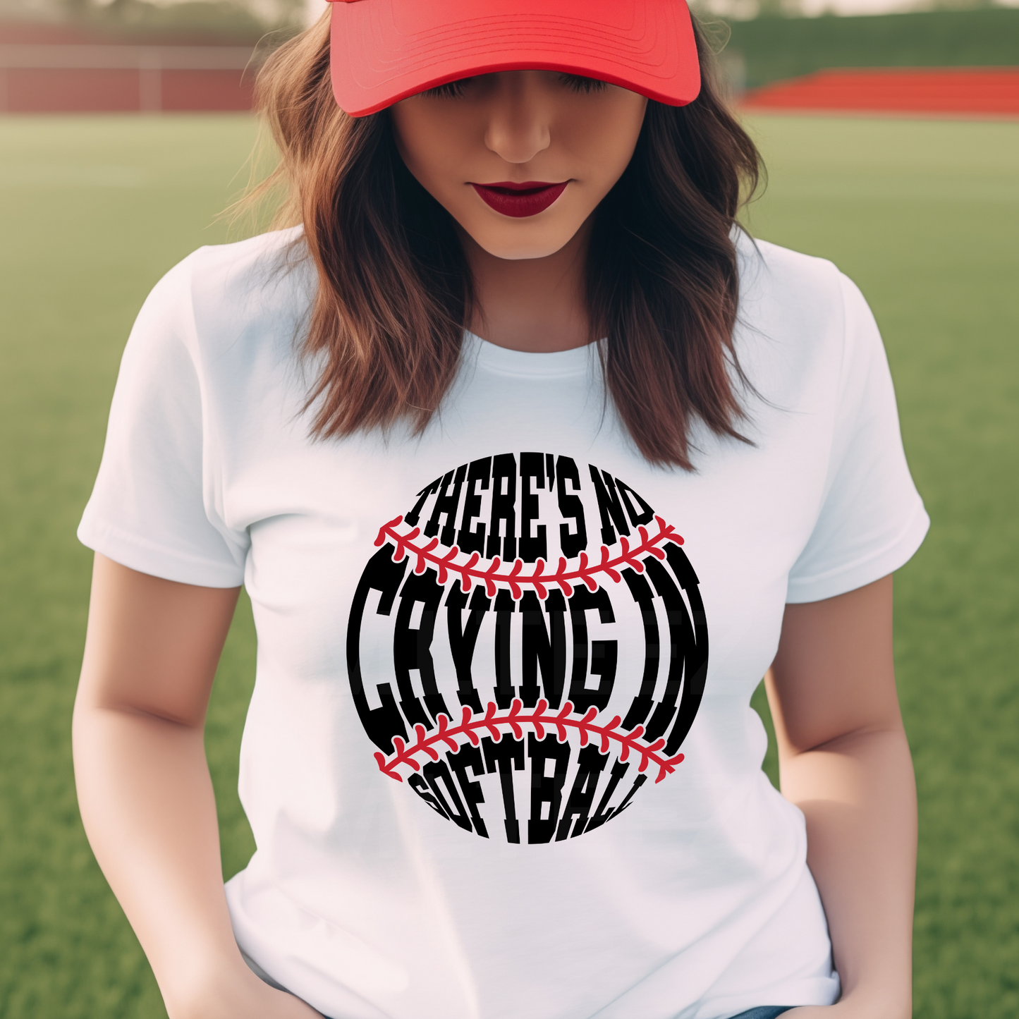 There's No Crying In Softball (2) DTF Direct To Film