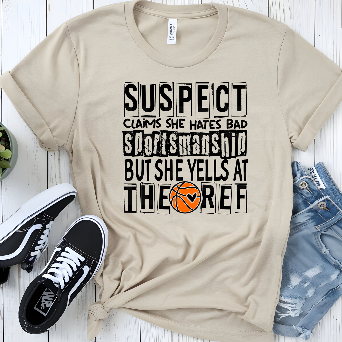 Suspect Claims She Hates Bad Sportsmanship (3) DTF Direct To Film