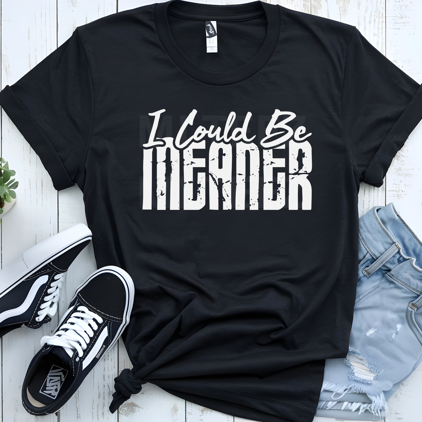 I Could Be Meaner (1) DTF Direct To Film