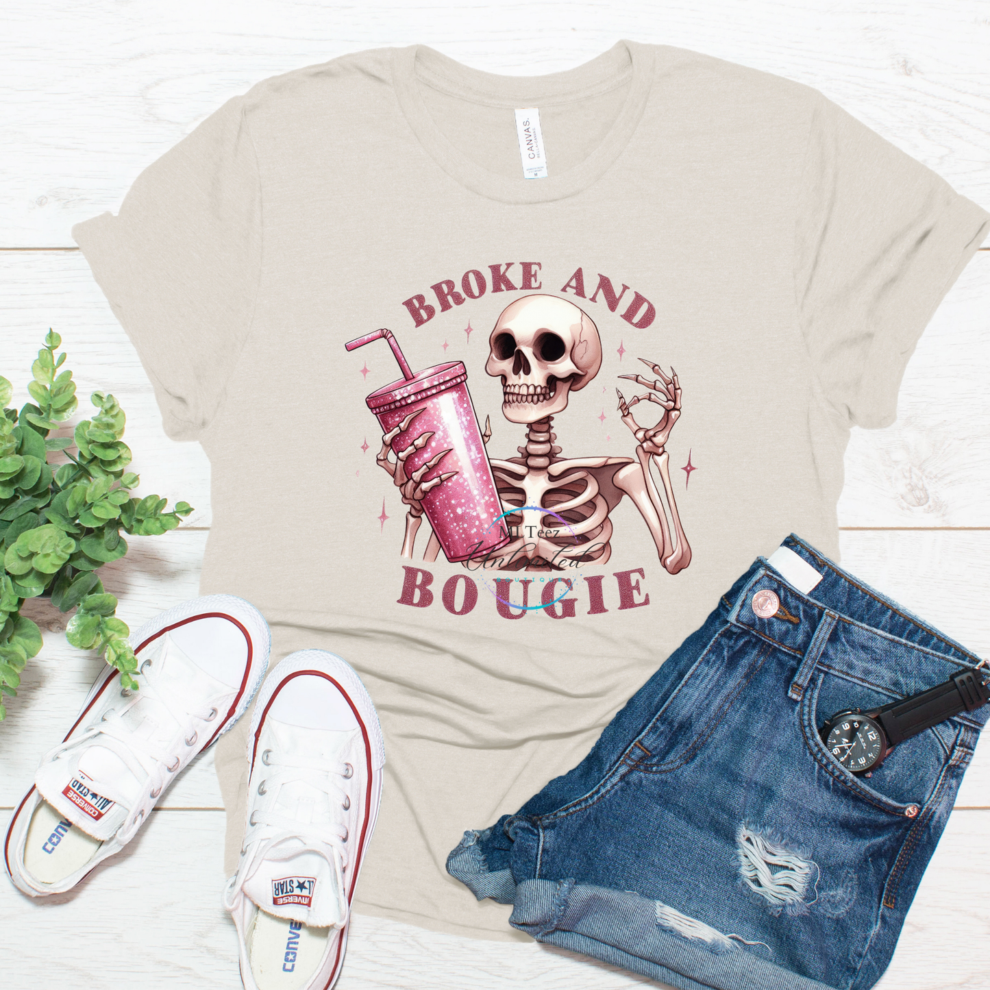 Broke & Bougie (Skeleton) DTF Direct To Film