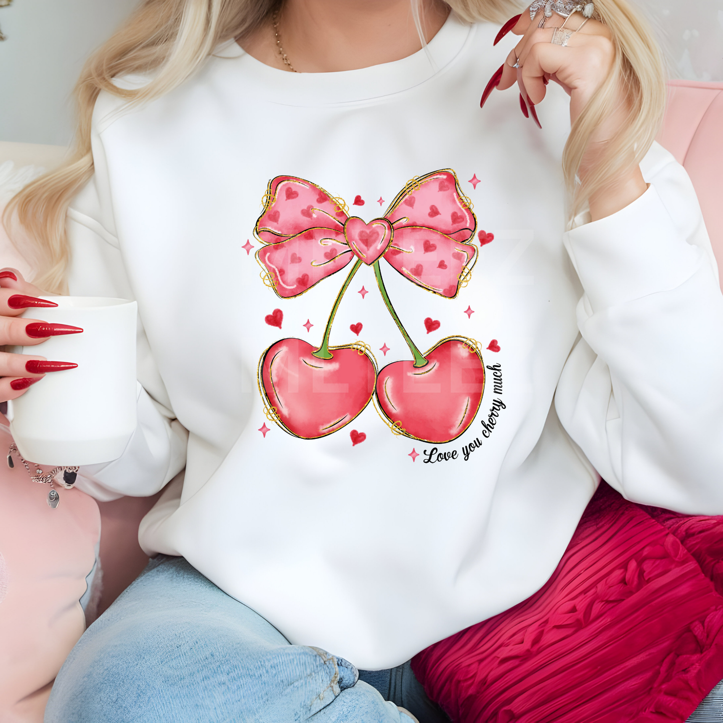 I Love You Cherry Much (2) DTF Direct To Film