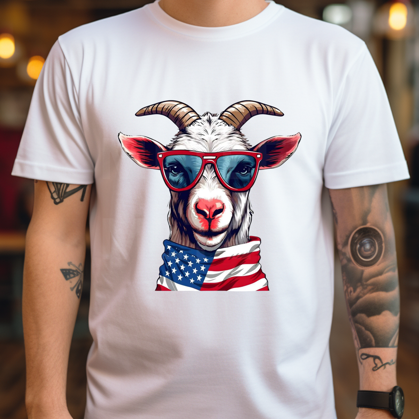 American Goat (1) DTF Direct To Film