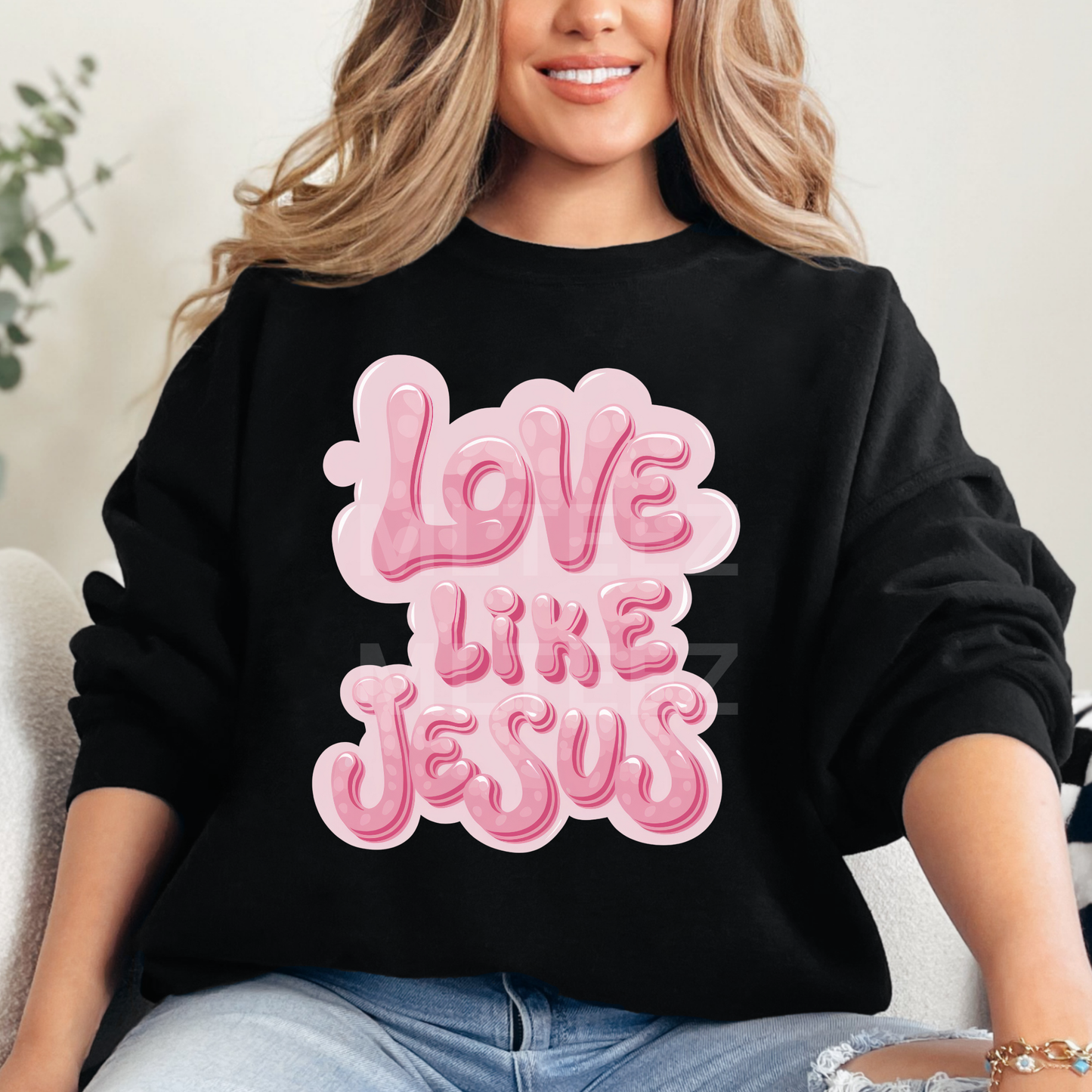 Love Like Jesus (Valentine's Day) (22) DTF Direct to Film