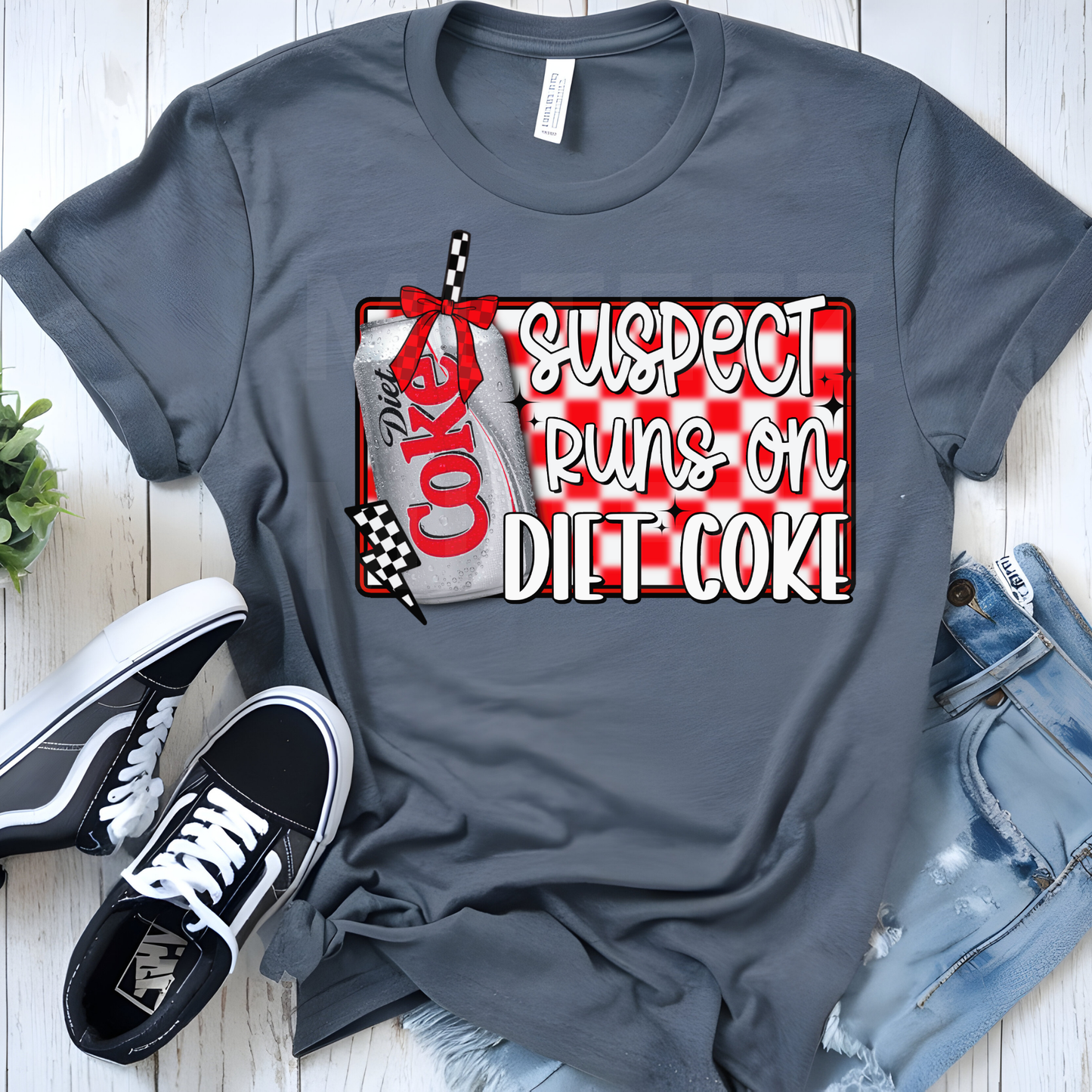 Suspect Runs On Diet Coke (1) DTF Direct To Film