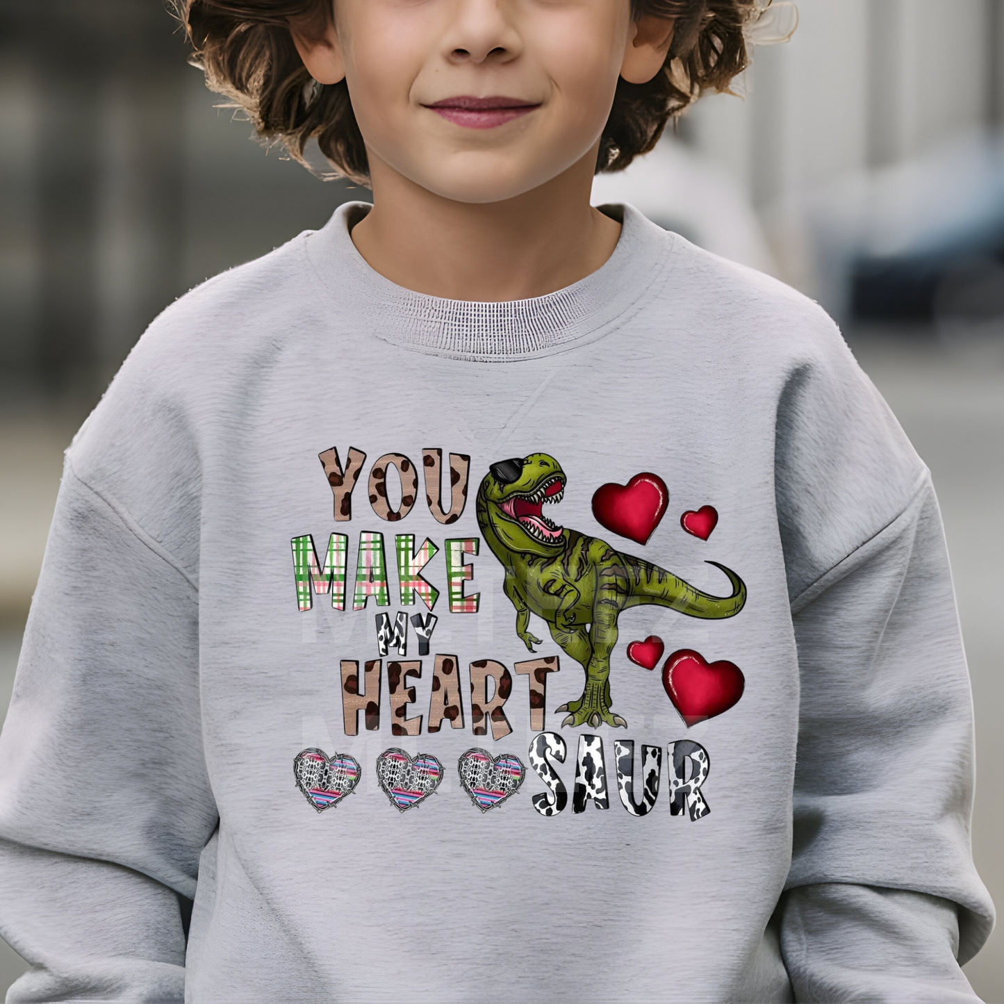 You Make My Heart Saur (Valentine's Day) DTF Direct To Film