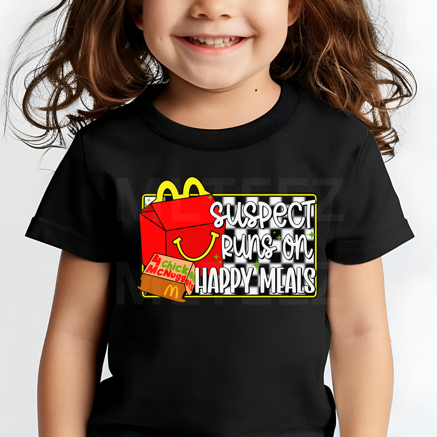 Suspect Runs On Happy Meals (1) DTF Direct To Film