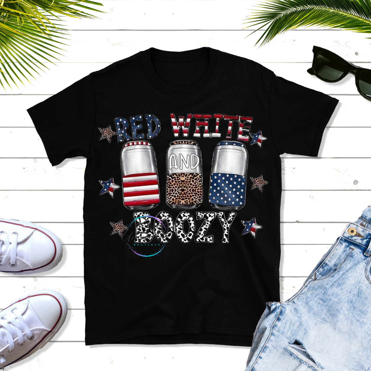 Red, White And Boozy DTF Direct To Film