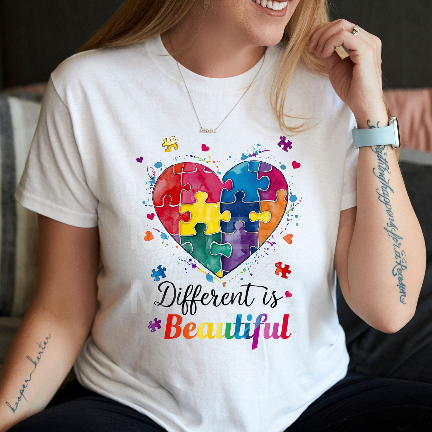 Different Is Beautiful (Autism) (3) DTF Direct To Film