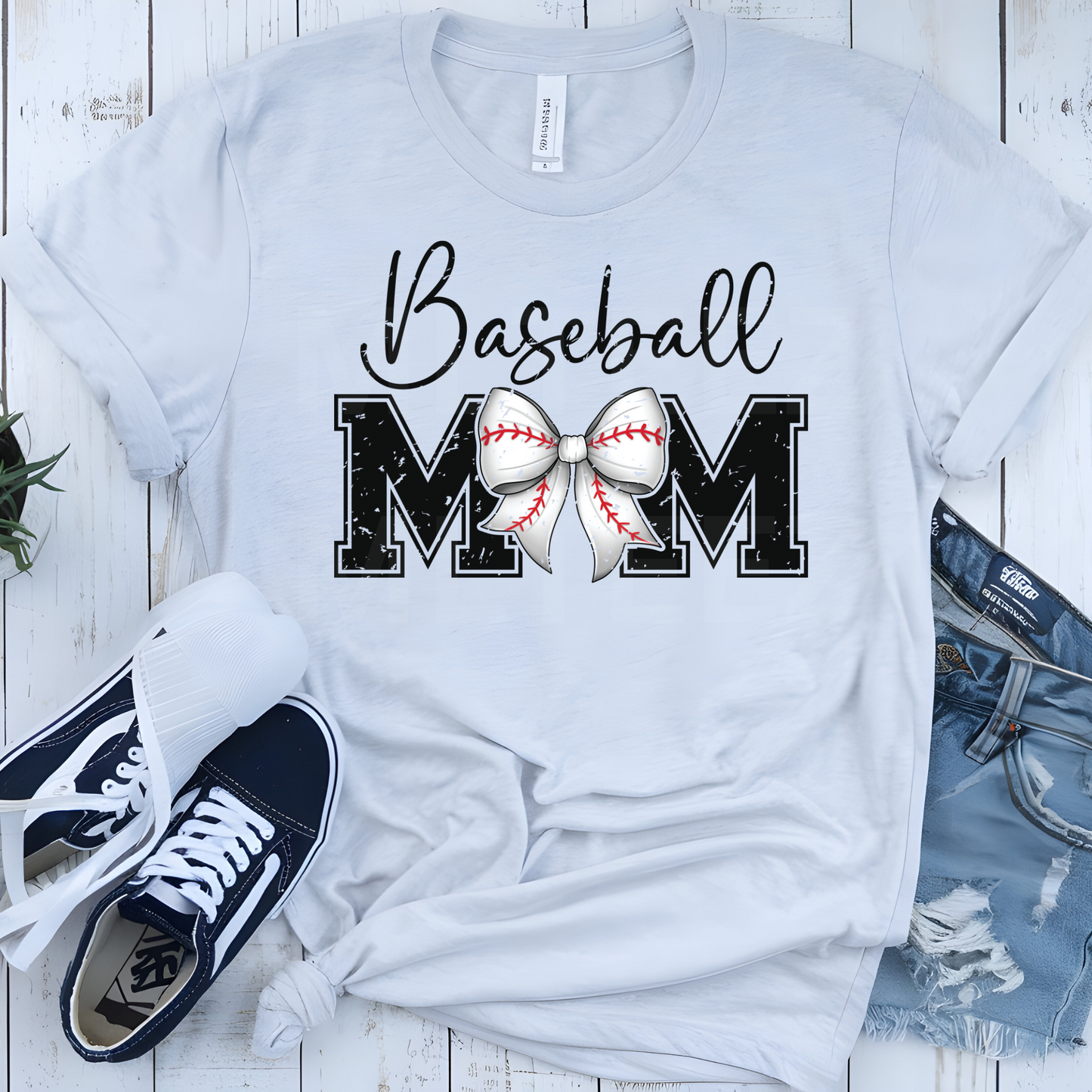 Baseball Mom (23) (Distressed) DTF Direct To Film
