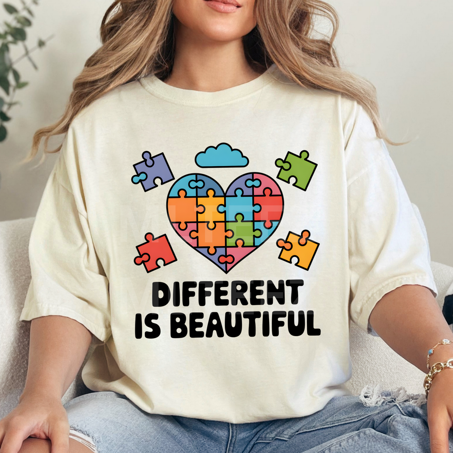 Different Is Beautiful (Autism) (4) DTF Direct To Film