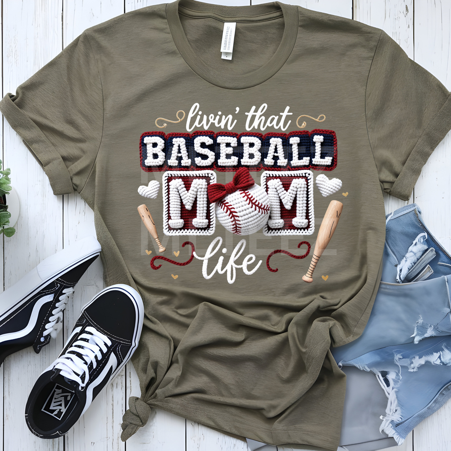 Livin That Baseball Mom Life (1) DTF Direct To Film