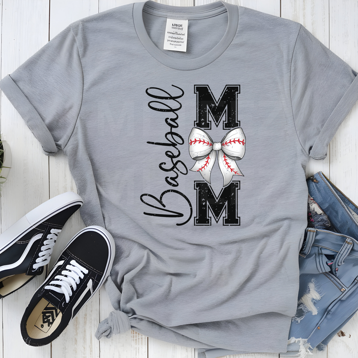 Baseball Mom (24) (Distressed) DTF Direct To Film