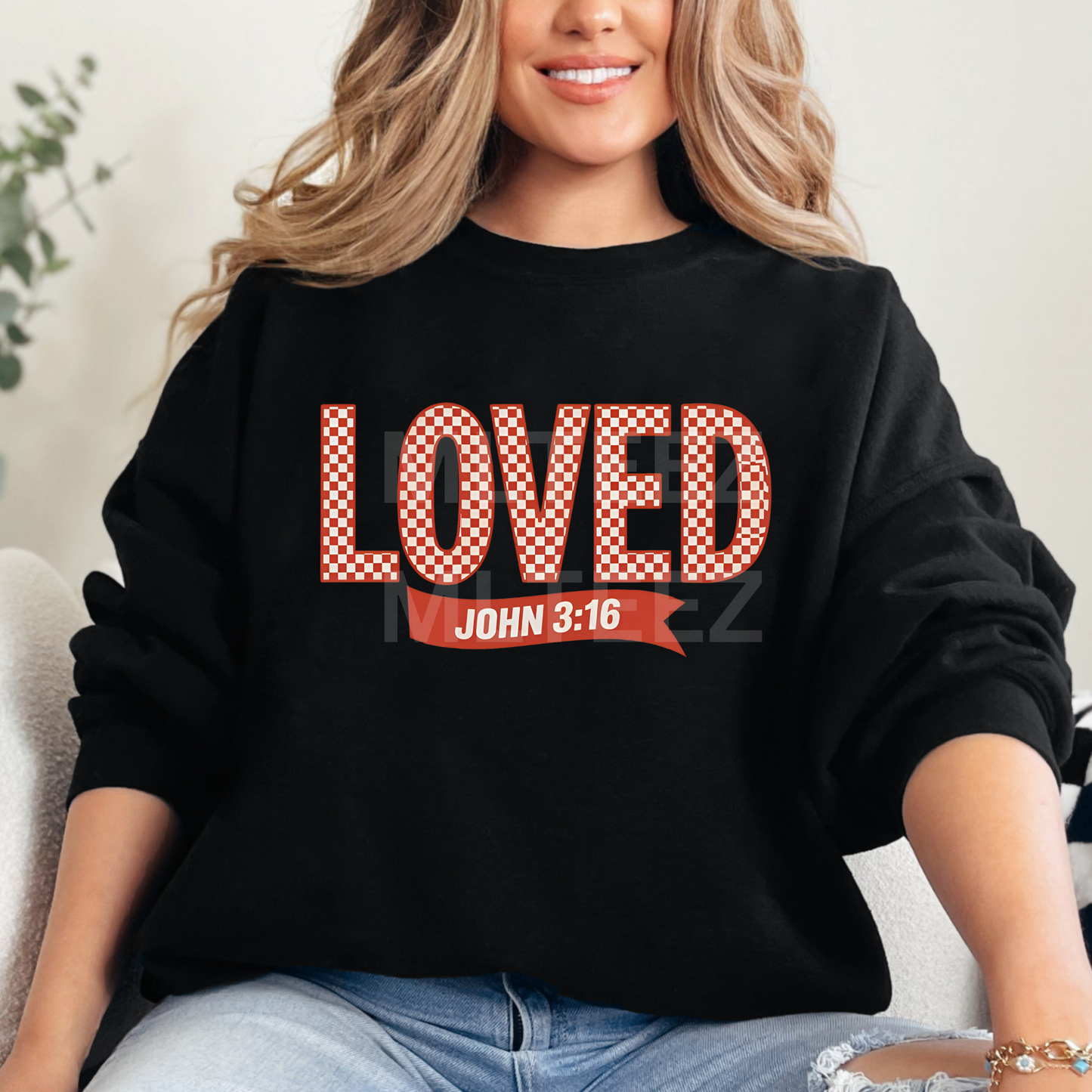 Loved John 3:16 (Valentine's Day) (6) DTF Direct to Film