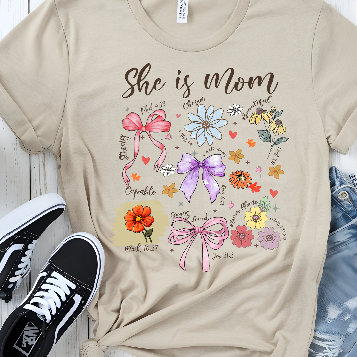 She Is Mom (2) DTF Direct To Film