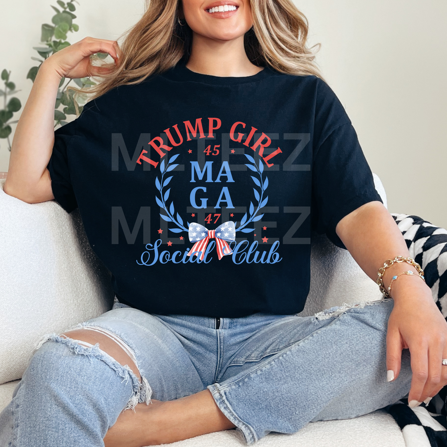 Trump Girl Social Club (2) DTF Direct To Film