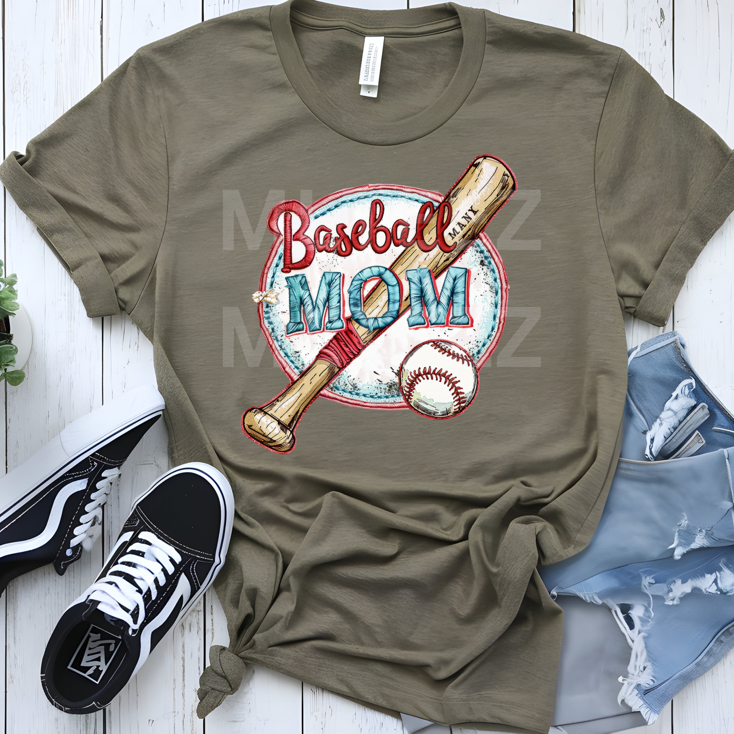 Baseball Mom (37) DTF Direct To Film