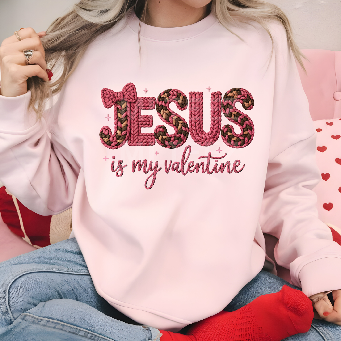 Jesus Is My Valentine (5) DTF Direct to Film