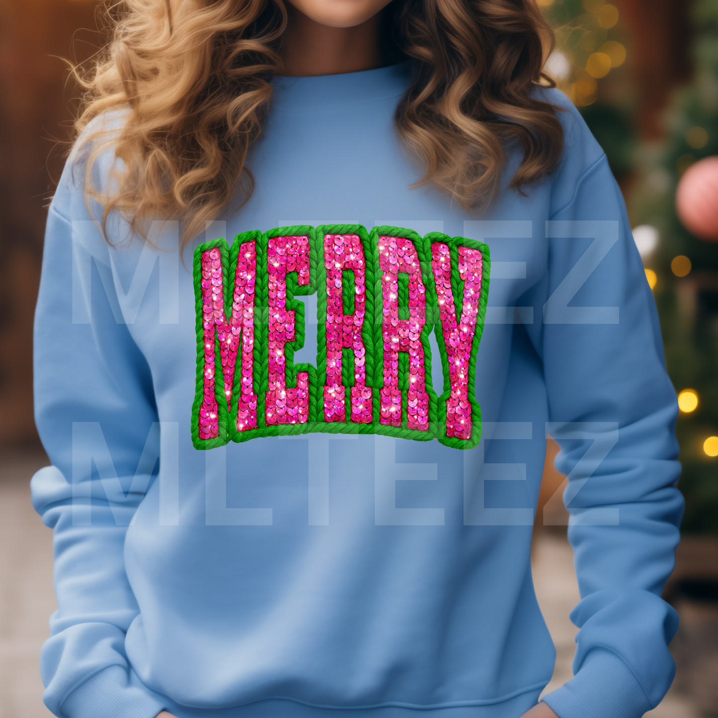 Merry (Christmas) (1) DTF Direct to Film