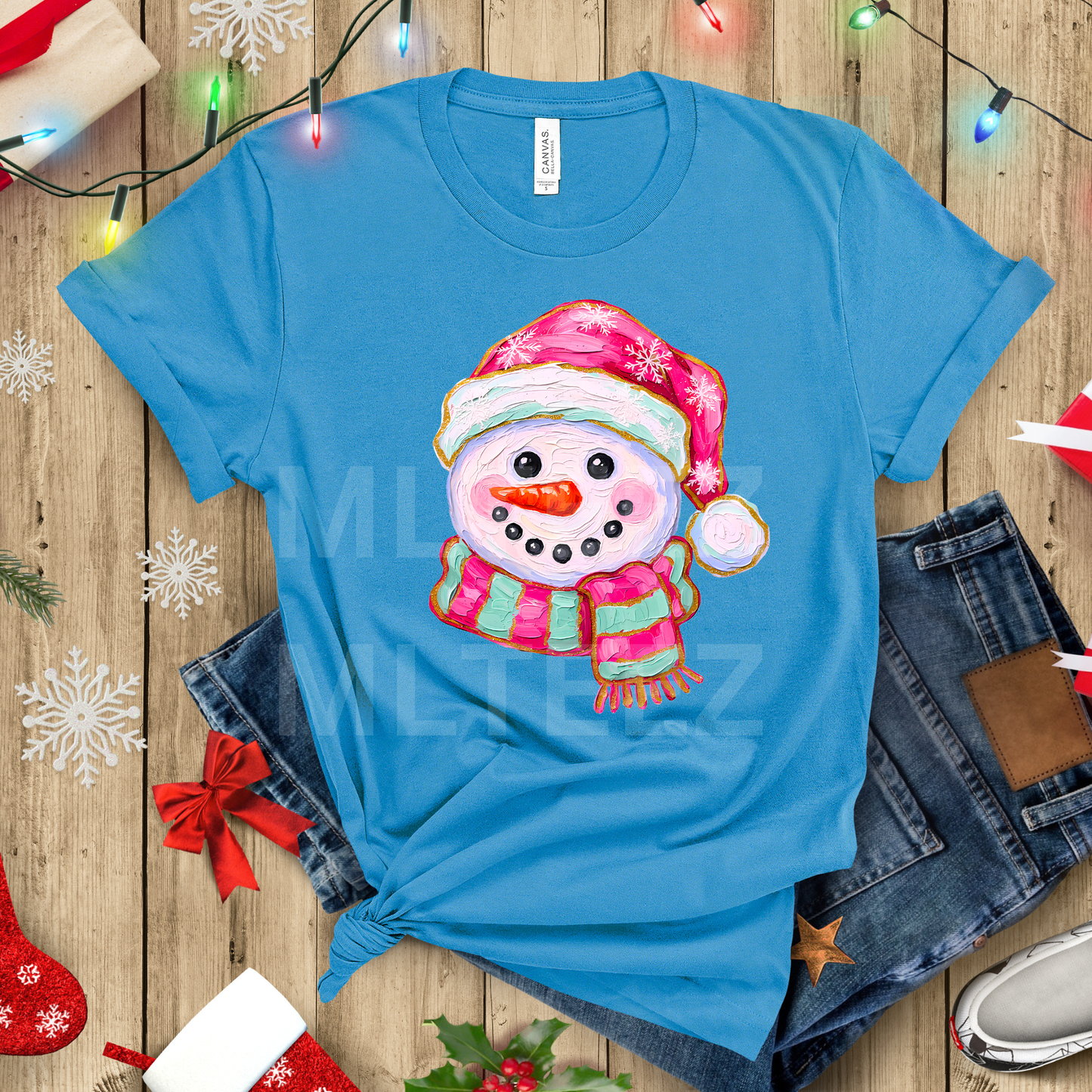 Christmas Snowman (7) DTF Direct to Film