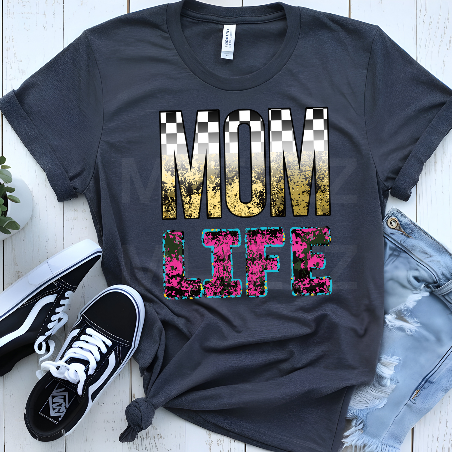 Mom Life (1) (Racing) DTF Direct To Film