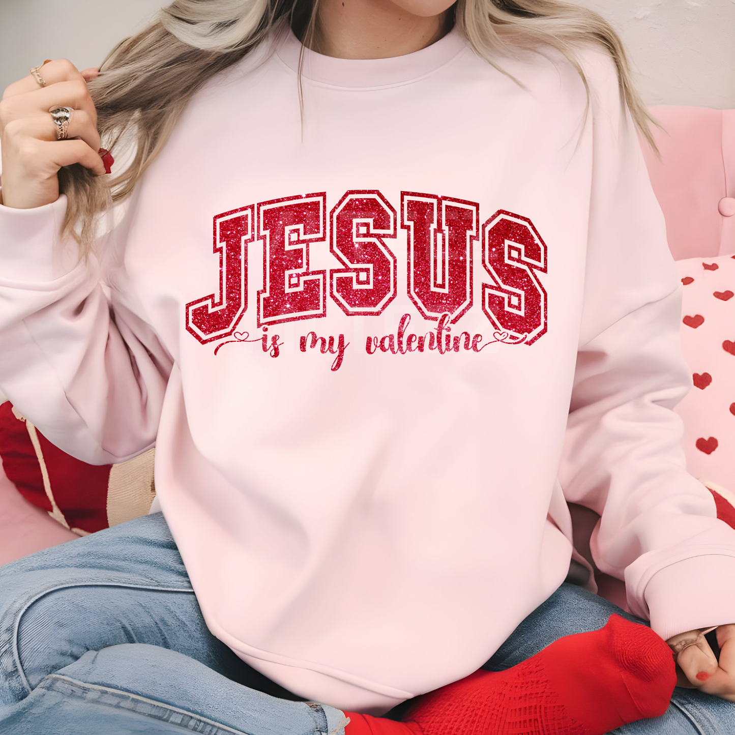 Jesus Is My Valentine (8) DTF Direct to Film