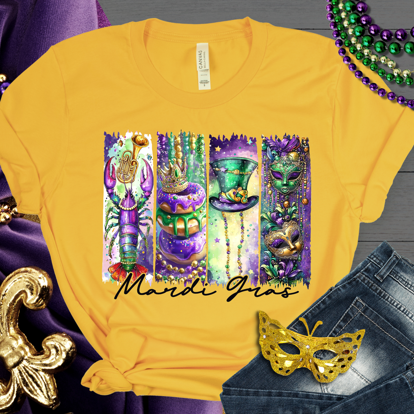 MARDI GRAS (28) DTF Direct To Film