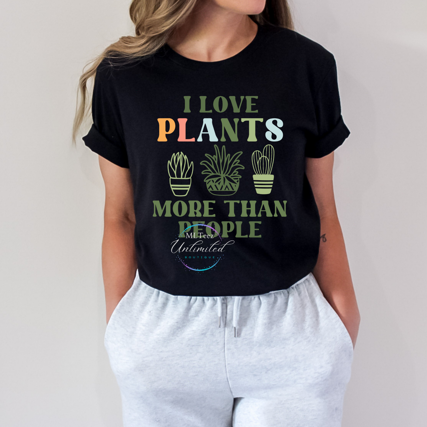 I Love Plants More Than People DTF Direct To Film
