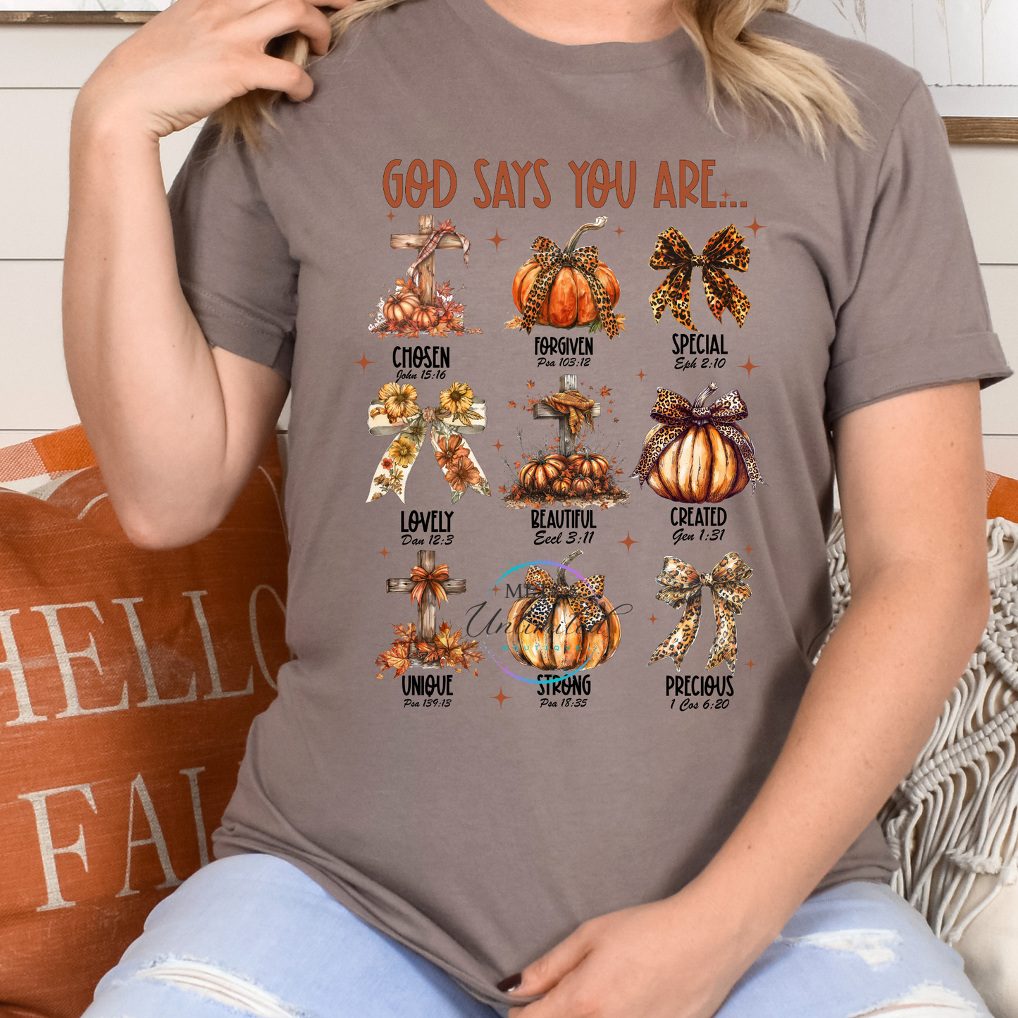 God Says You Are (Fall) DTF Direct To Film