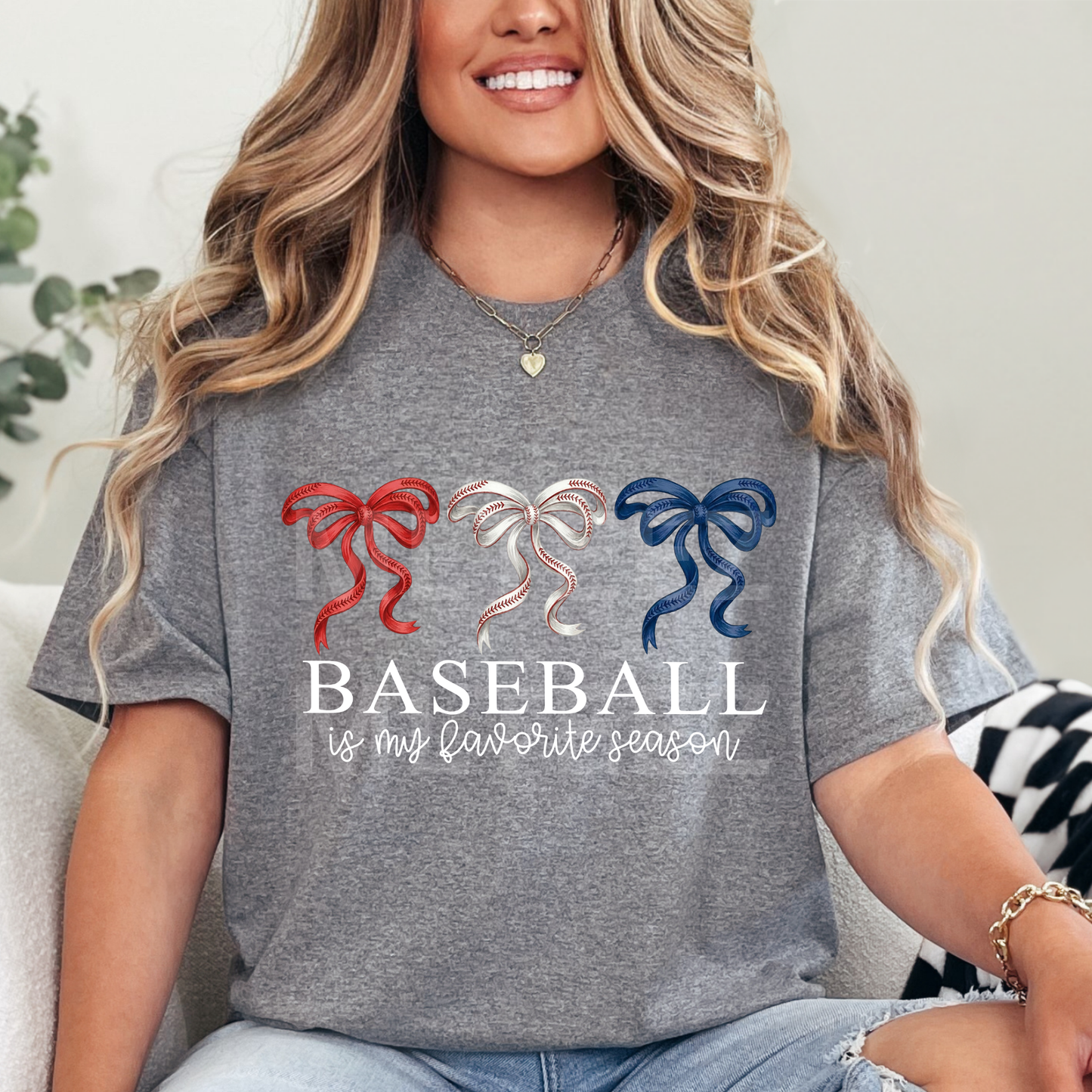 Baseball Is My Favorite Season (2) DTF Direct To Film