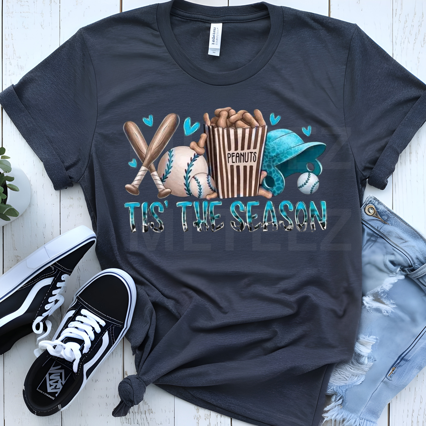 Tis The Season (Baseball) (3) DTF Direct To Film