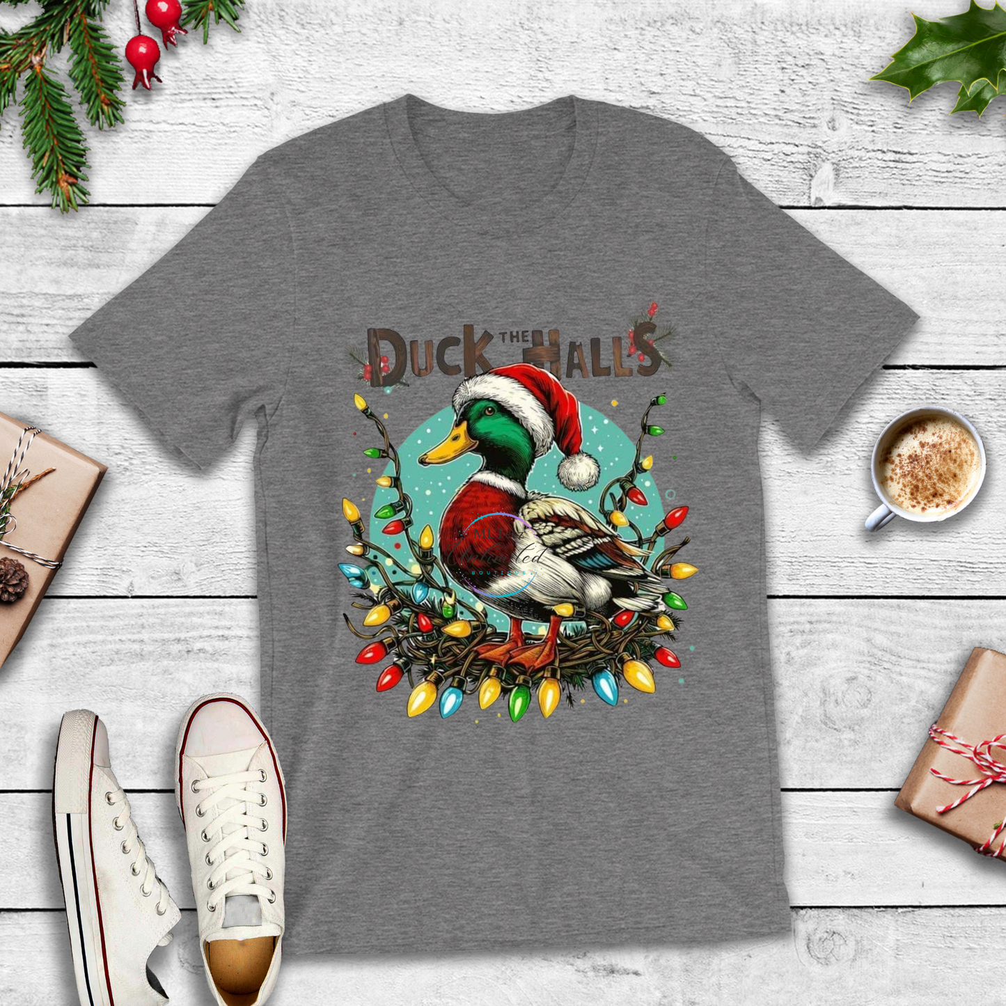 Duck The Halls (1) DTF Direct To Film