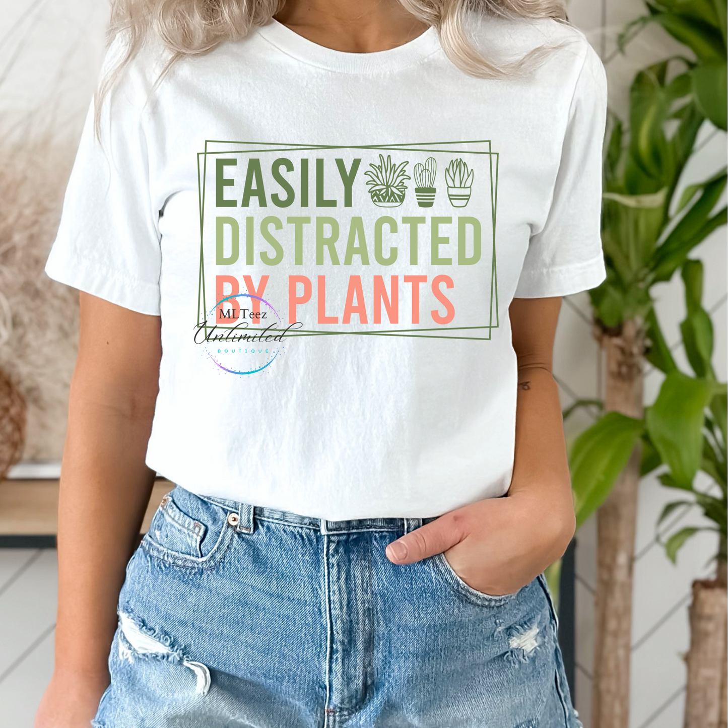Easily Distracted By Plants DTF Direct To Film
