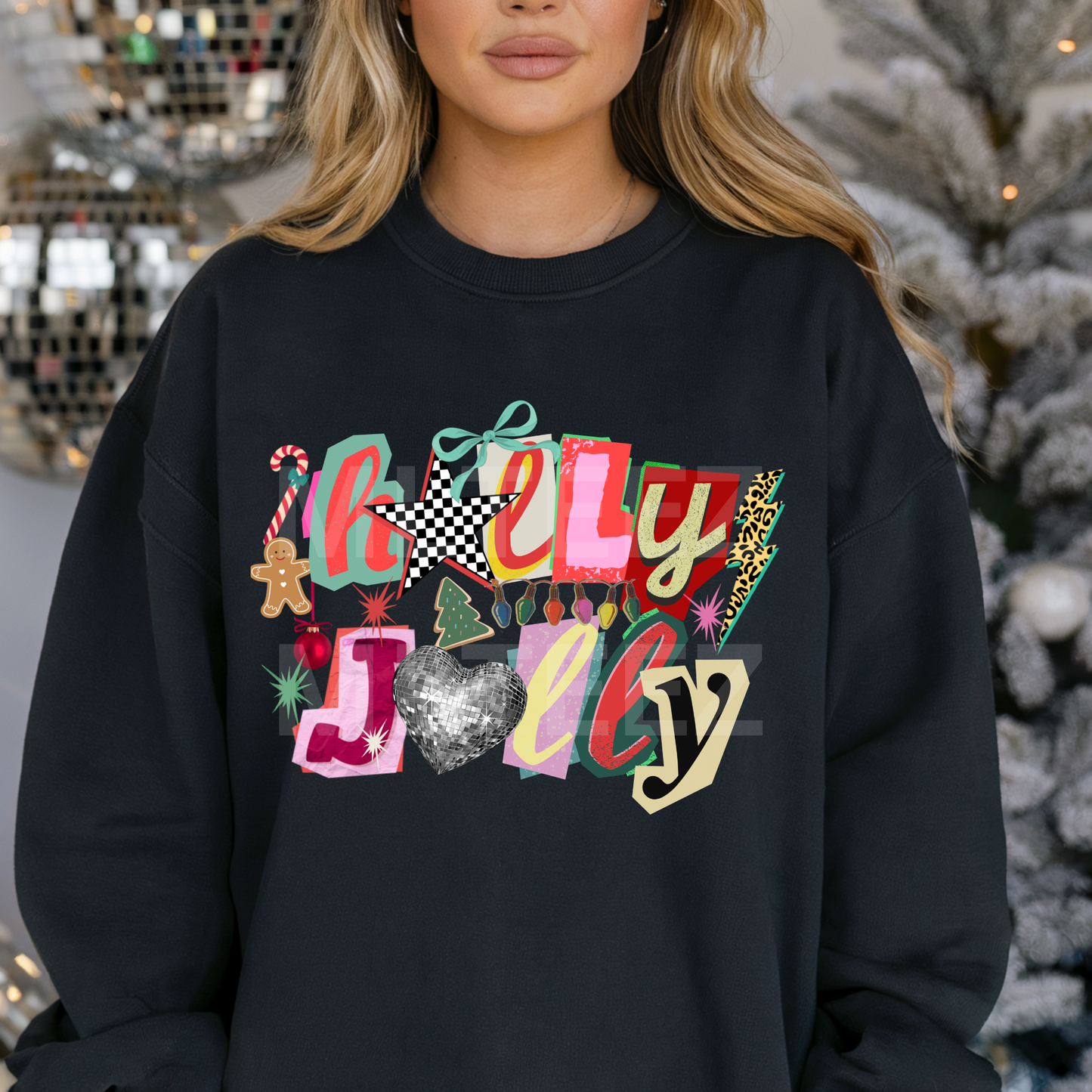 Holly Jolly (6) DTF Direct to Film