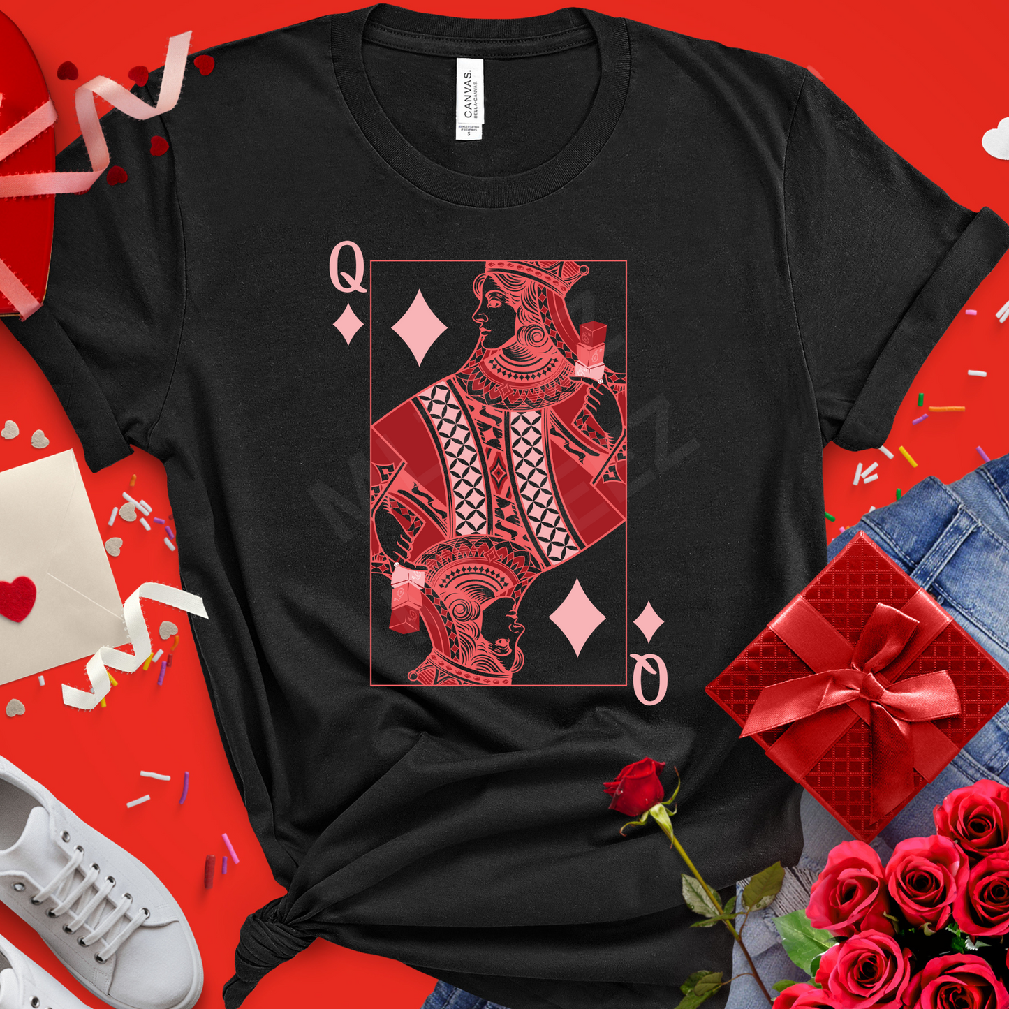 Queen of Diamonds DTF Direct To Film