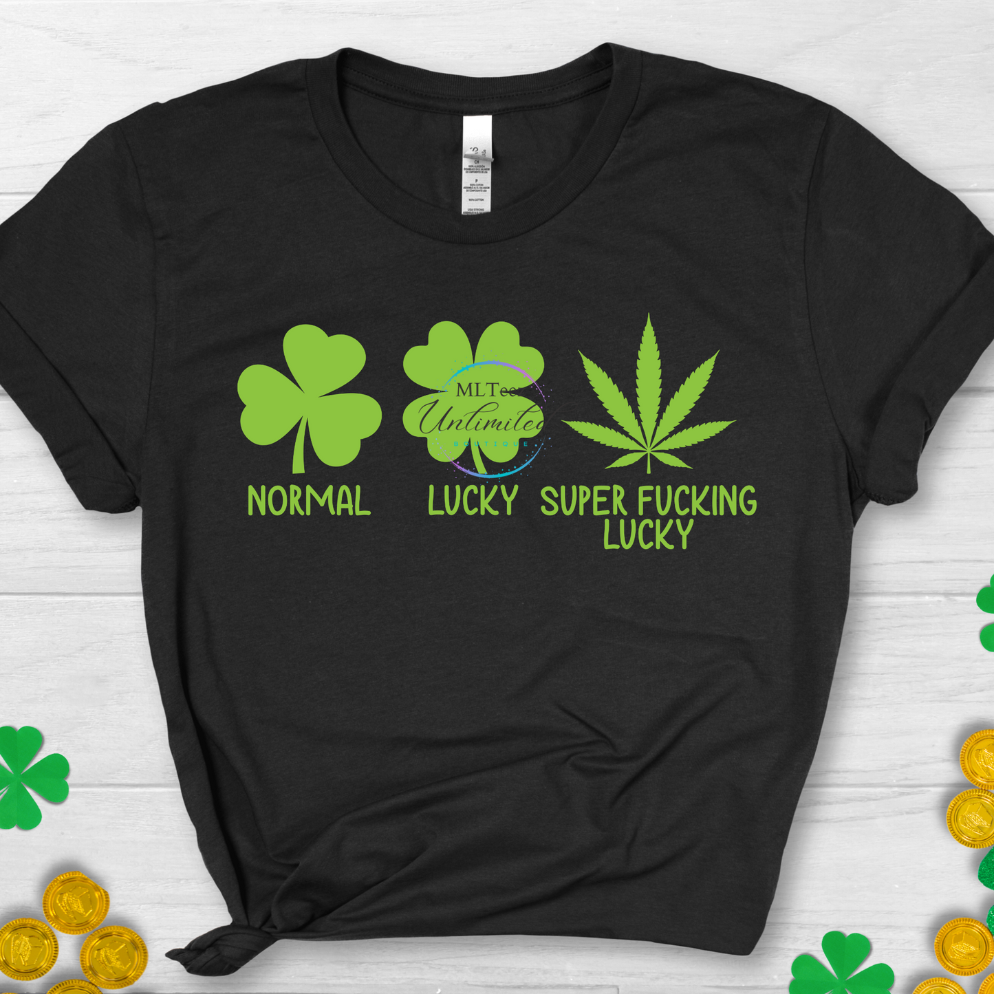 Normal, Lucky, Super Fucking Lucky DTF Direct To Film