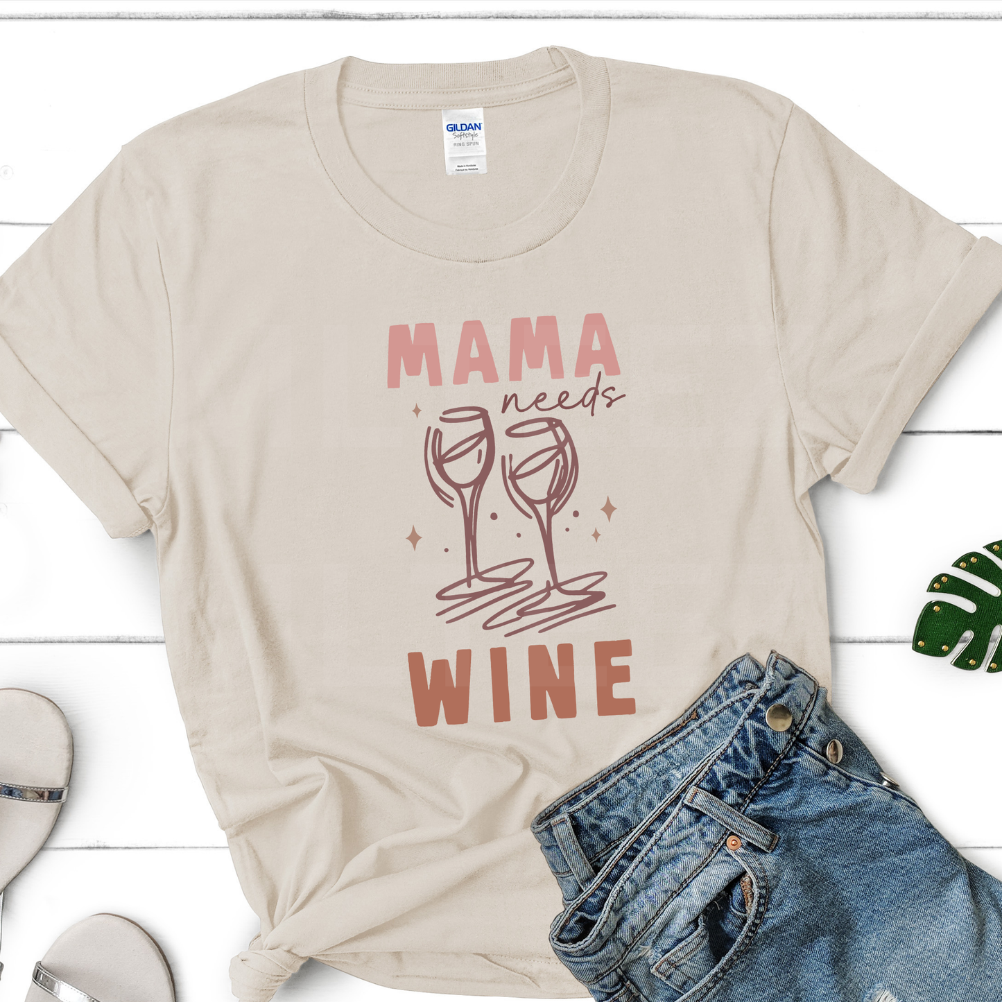 Mama Needs Wine (1) DTF Direct To Film