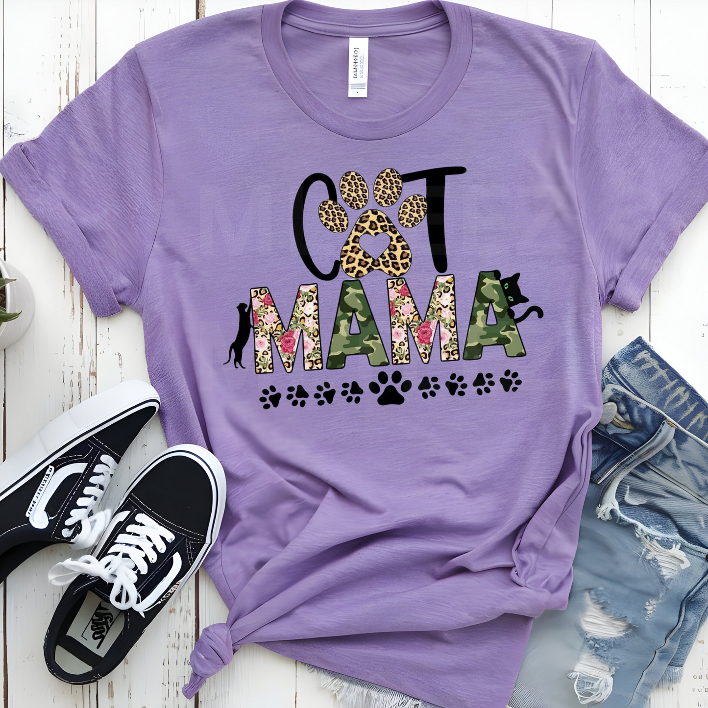 Cat Mama (2) DTF Direct To Film