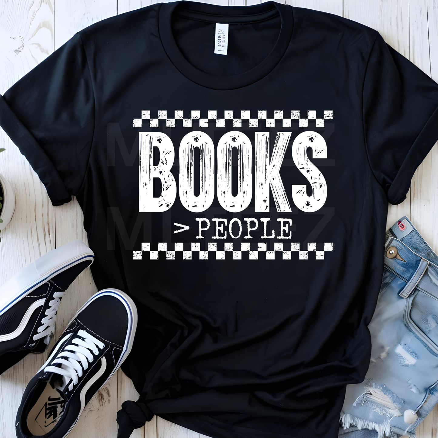 Books Over People (2) DTF Direct To Film