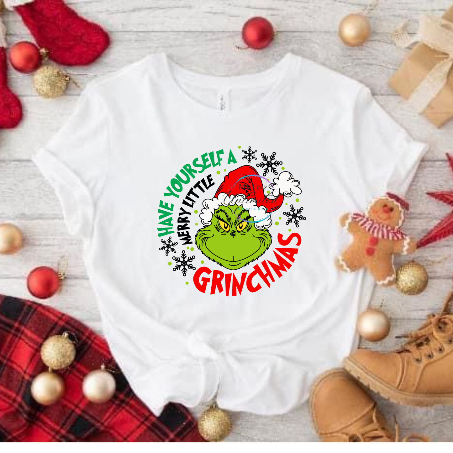 Have Yourself A Merry Little Big Green Man Mas DTF Direct To Film
