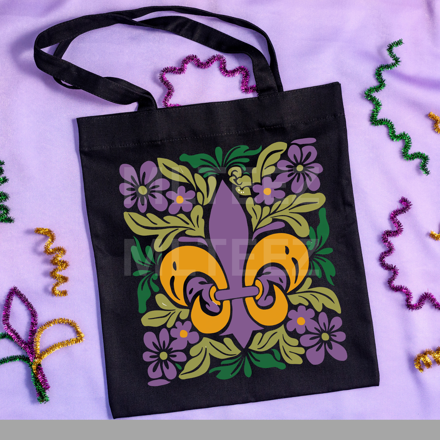 Fleur-De-Lis (Mardi Gras) (3) DTF Direct To Film