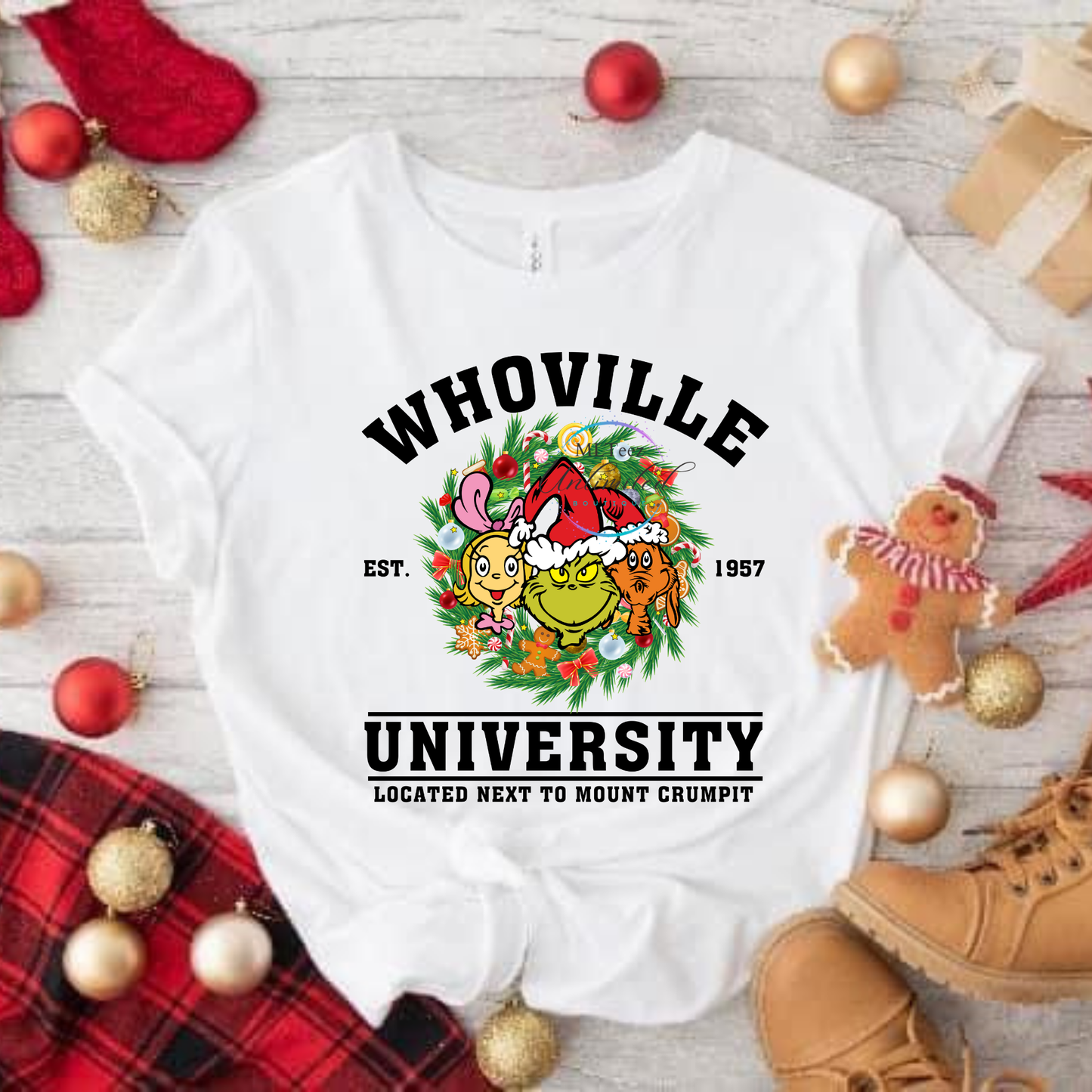 Whoville University Located Next To Mount Crumpit (2) DTF Direct To Film