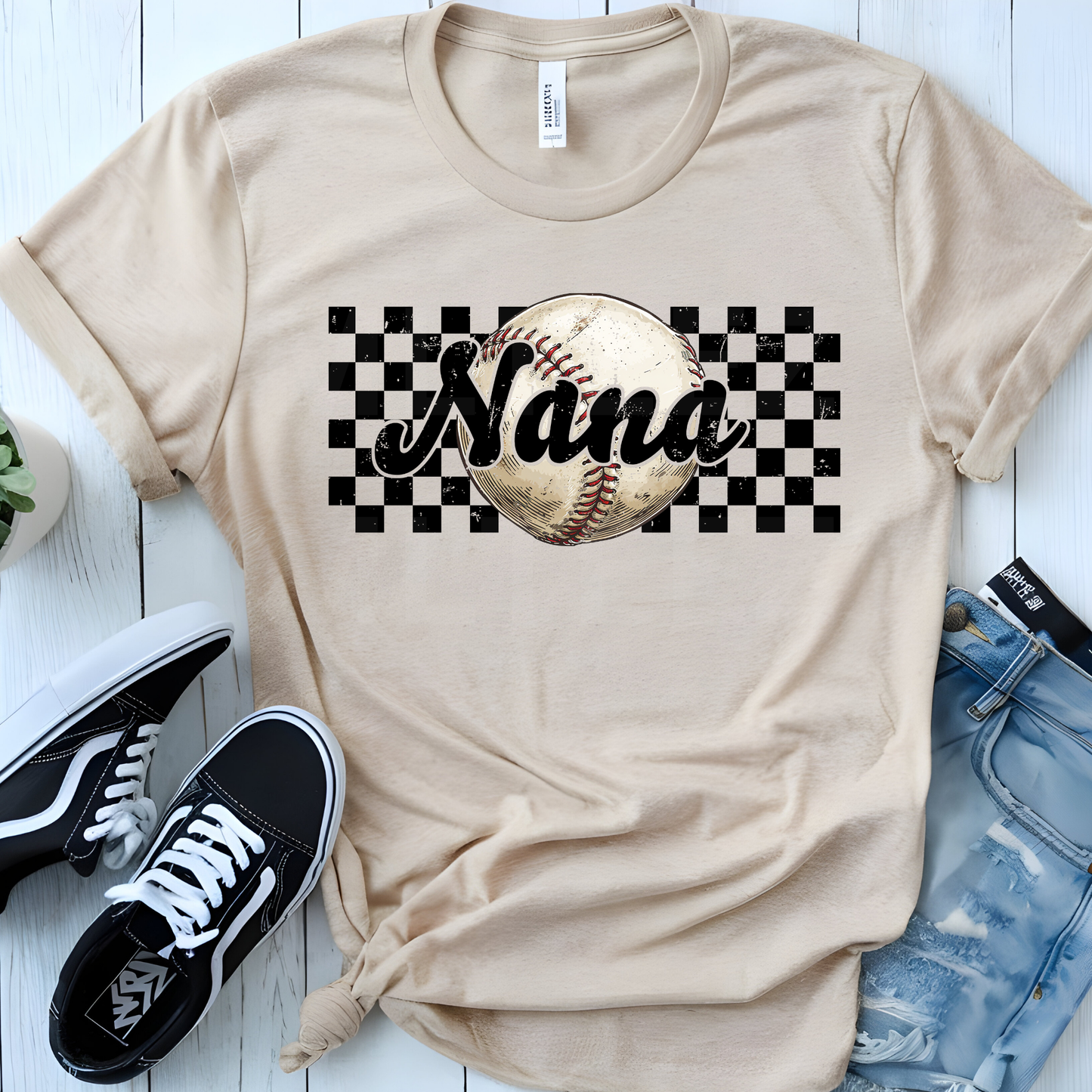 Nana (Baseball) (1) DTF Direct To Film