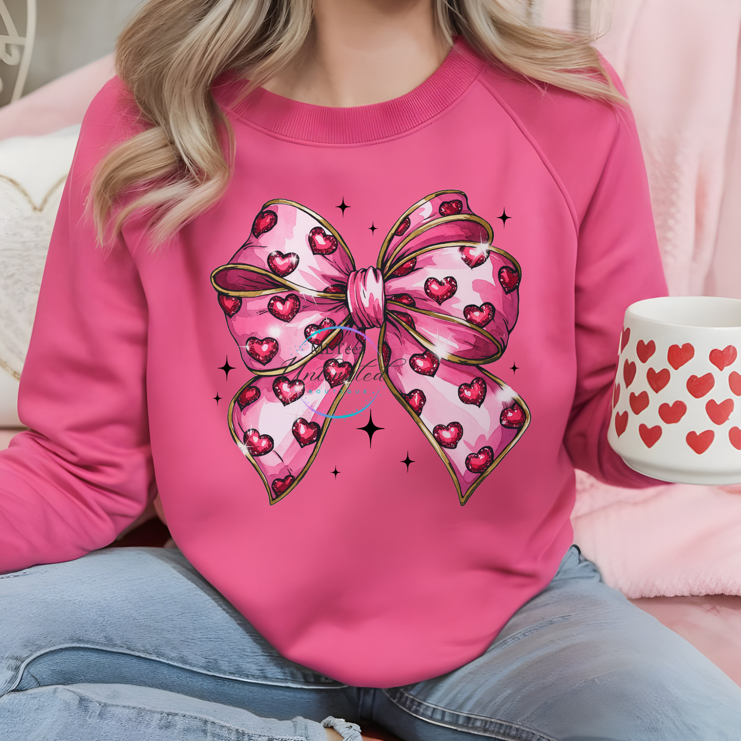 Valentine Bow (37) DTF Direct To Film